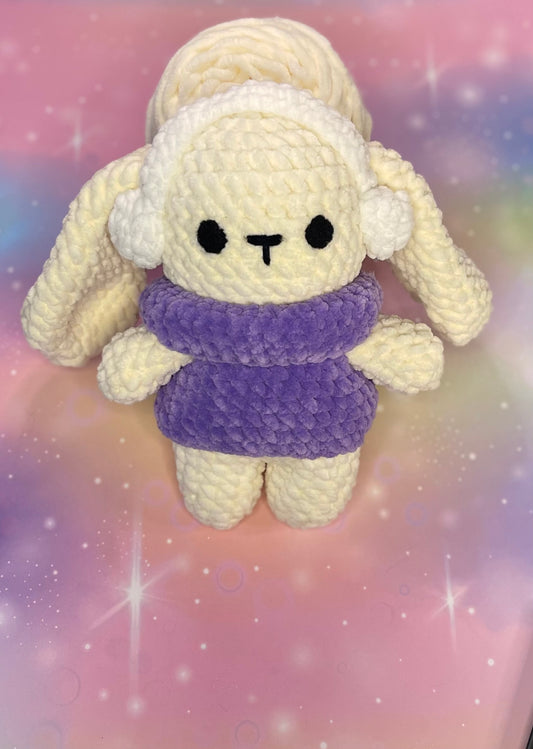 Lapine avec pull 💜