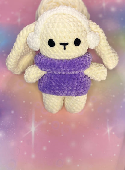 Lapine avec pull 💜